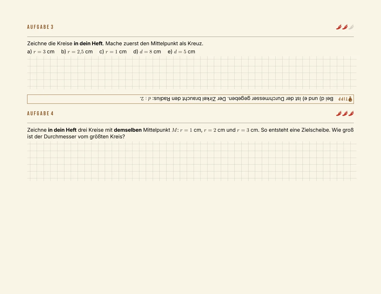 Das Arbeitsblatt – Seite 4