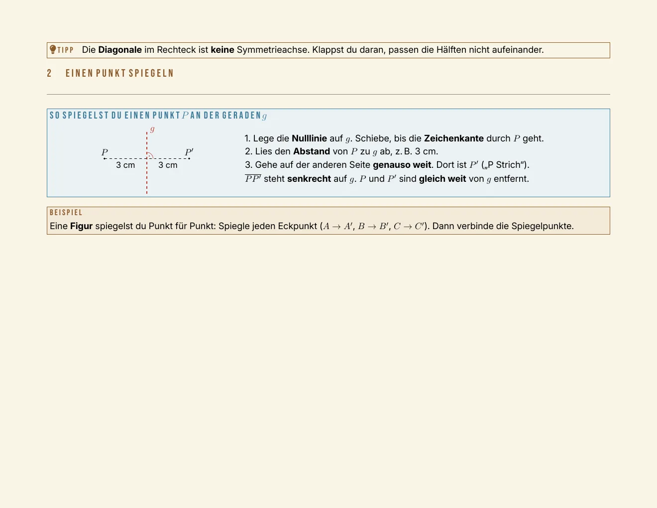 The worksheet – Page 2