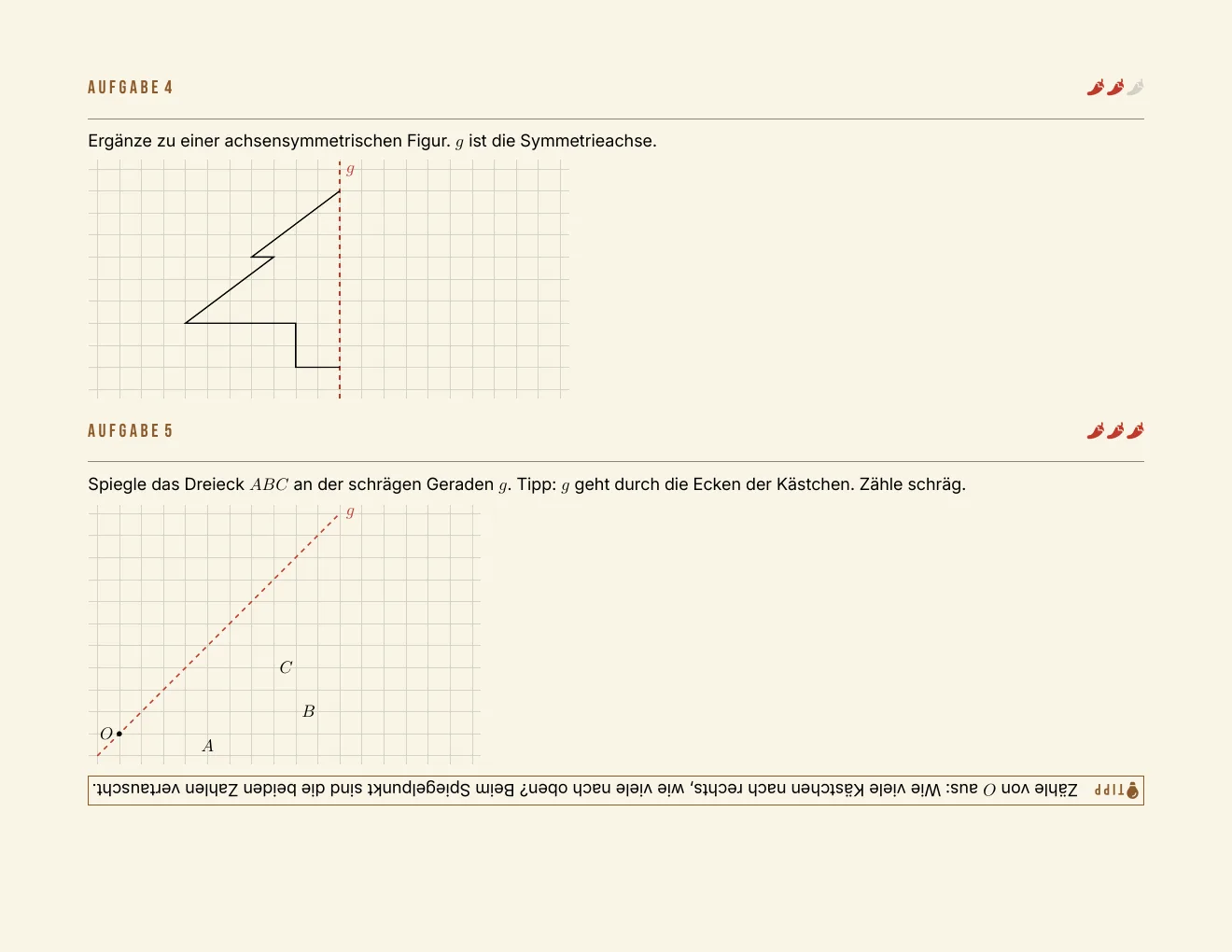 The worksheet – Page 4