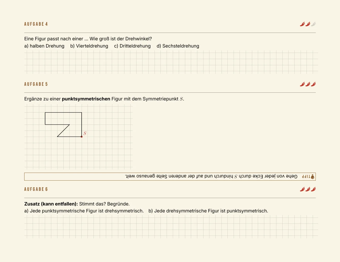 Das Arbeitsblatt – Seite 4