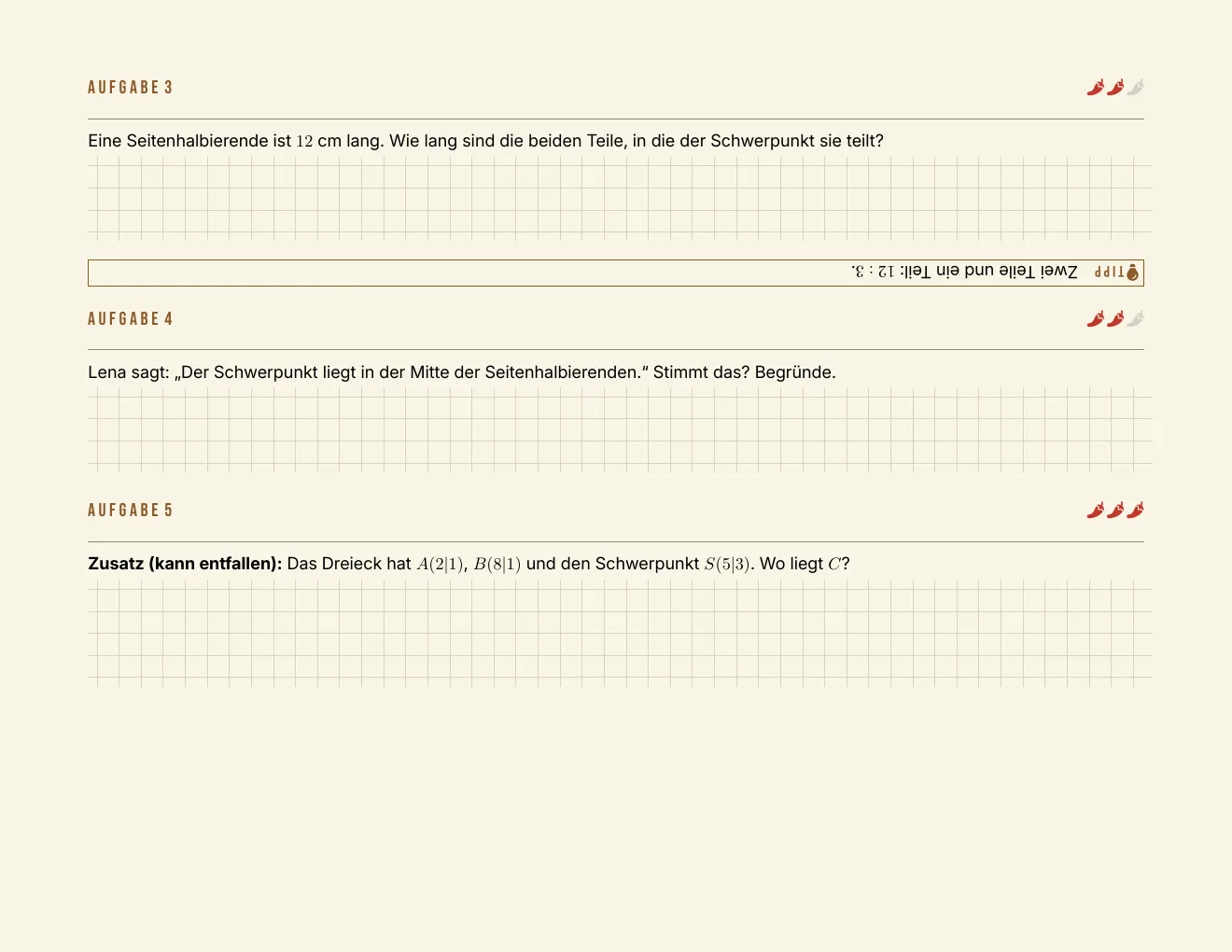 The worksheet – Page 3