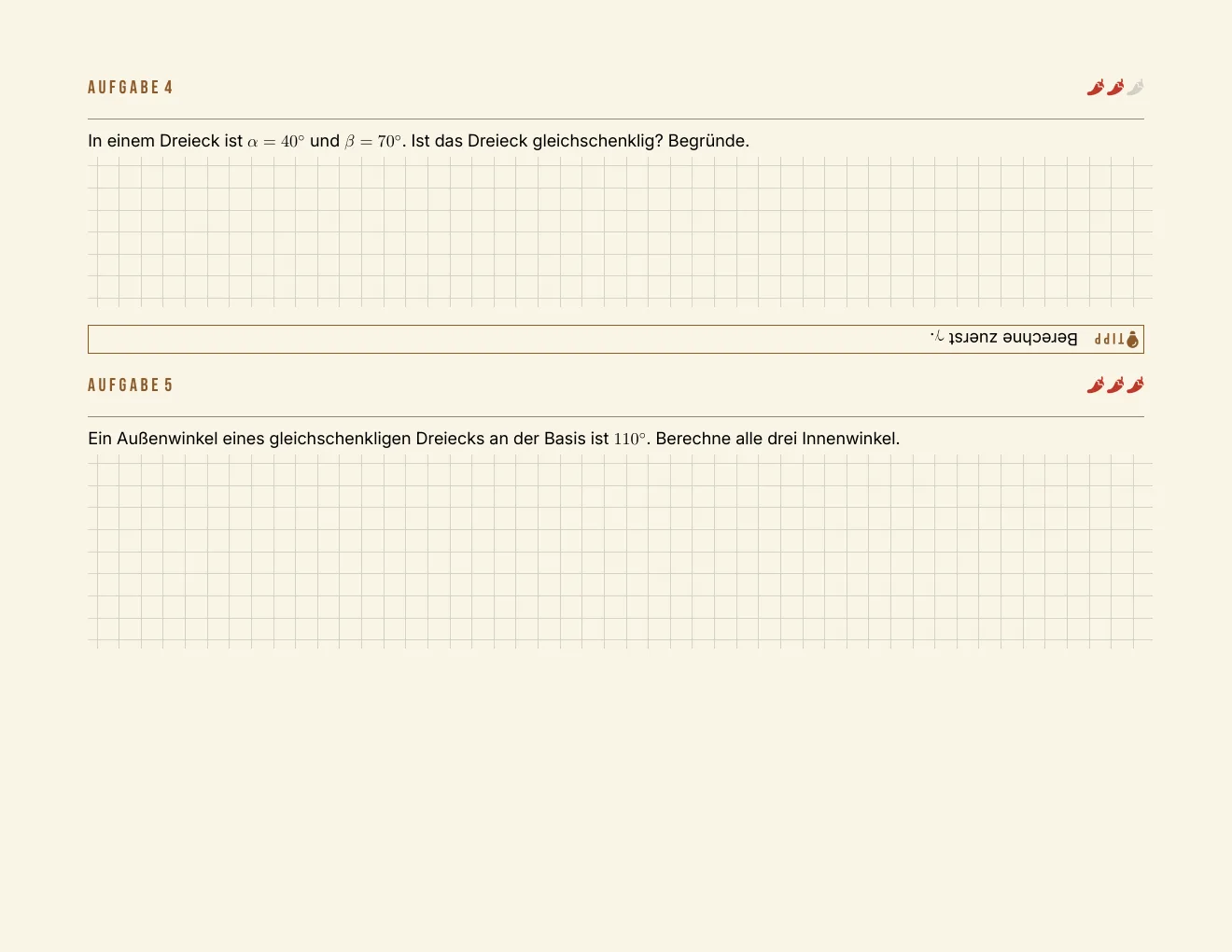 Das Arbeitsblatt – Seite 5
