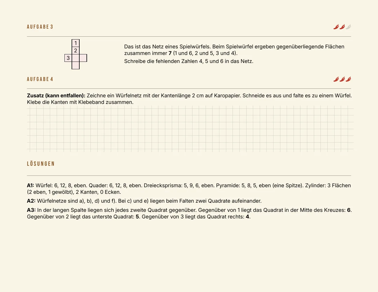 The worksheet – Page 4