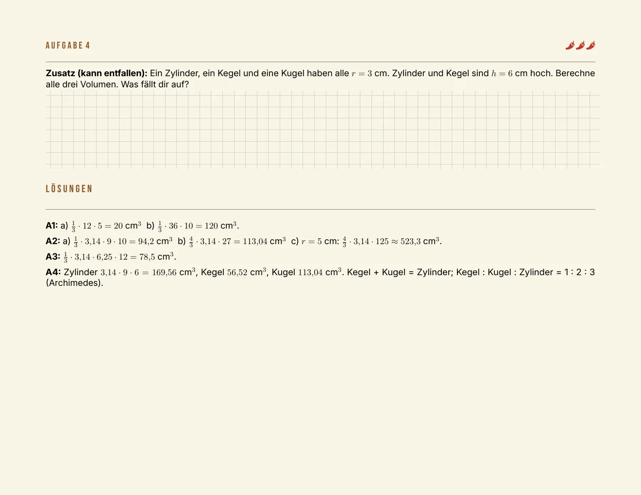 Das Arbeitsblatt – Seite 4