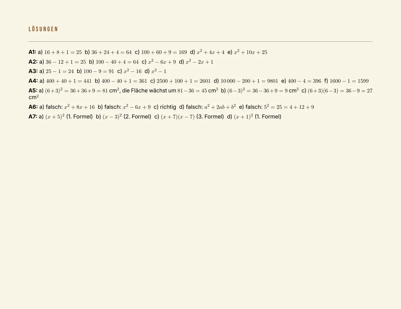 Das Arbeitsblatt – Seite 6