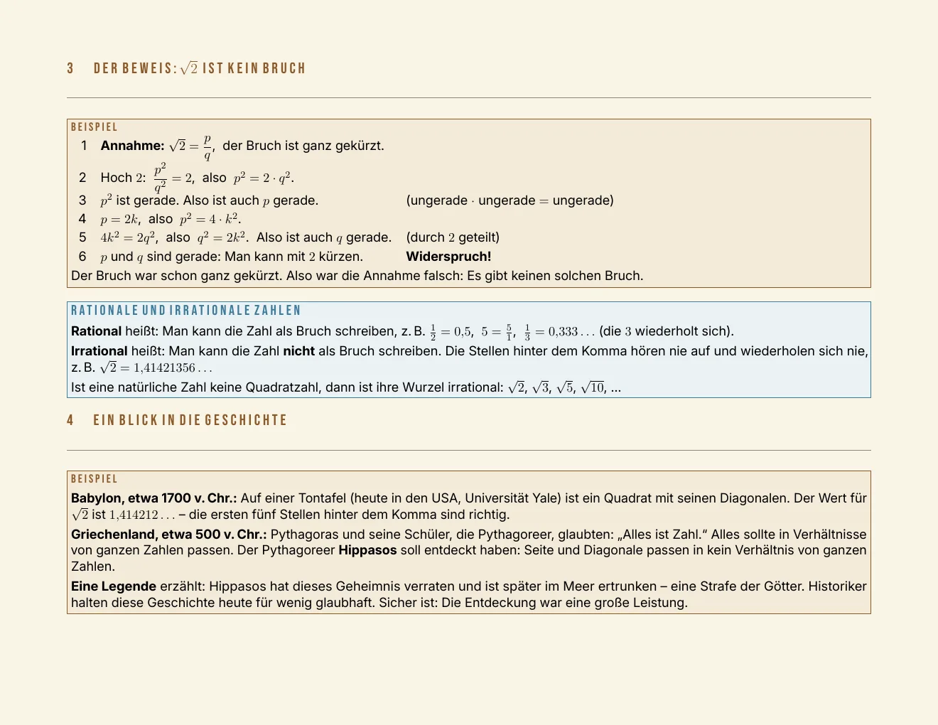 Das Arbeitsblatt – Seite 2