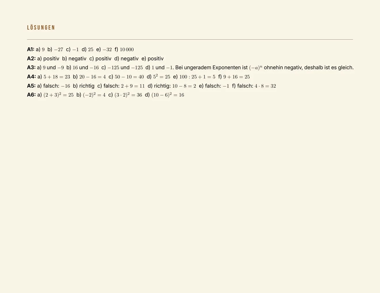 The worksheet – Page 6