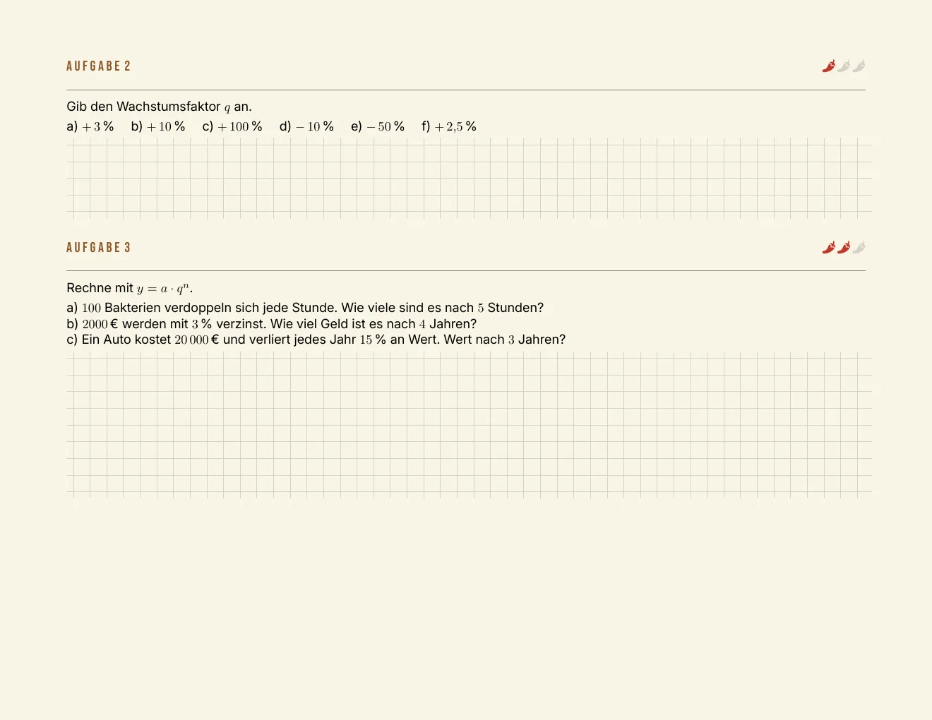 Das Arbeitsblatt – Seite 3