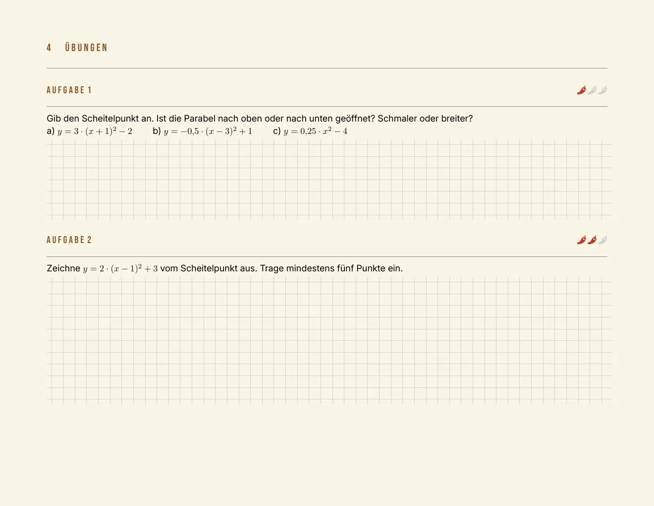 Das Arbeitsblatt – Seite 3
