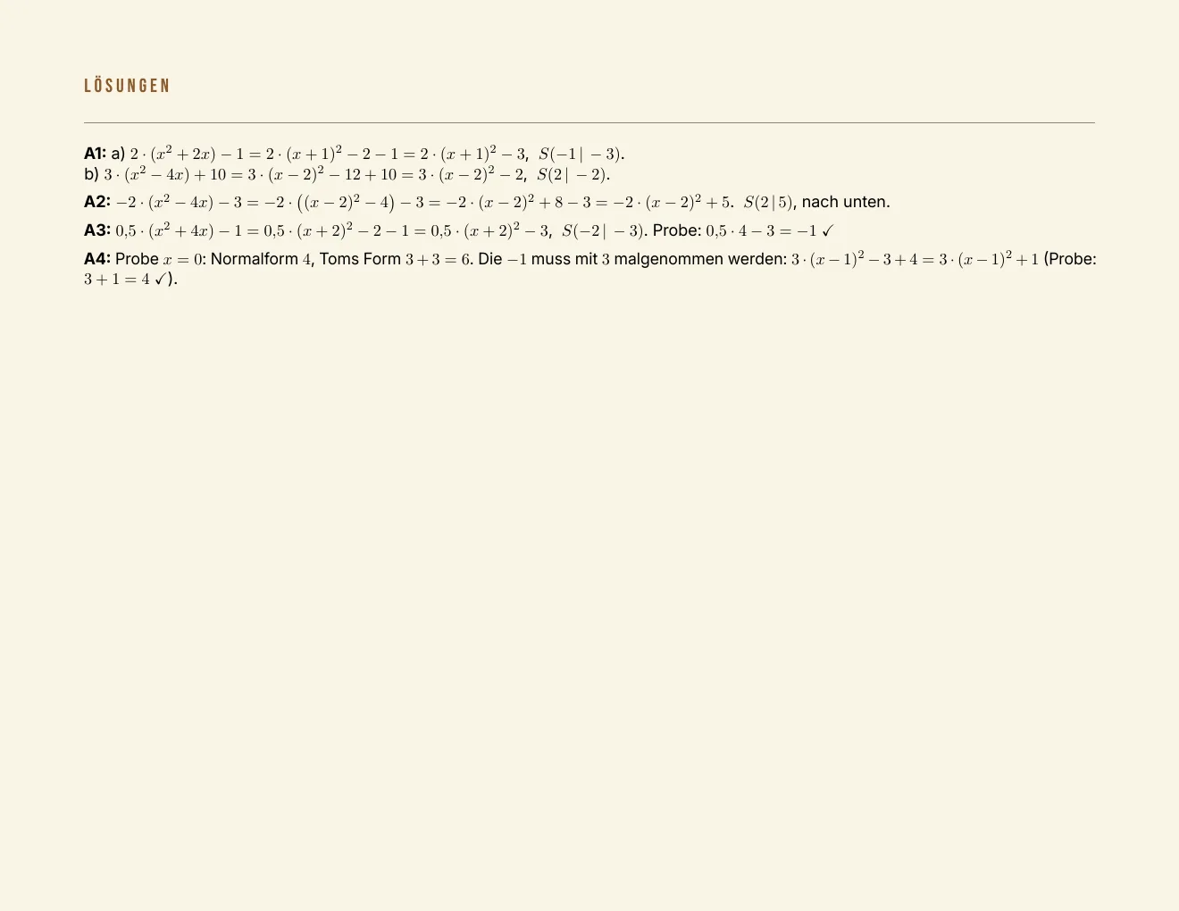 The worksheet – Page 4