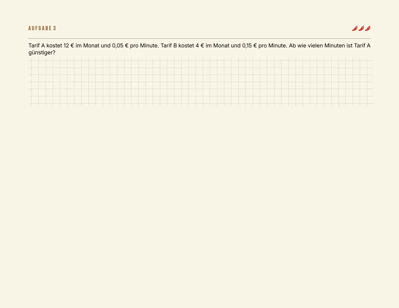 The worksheet – Page 3