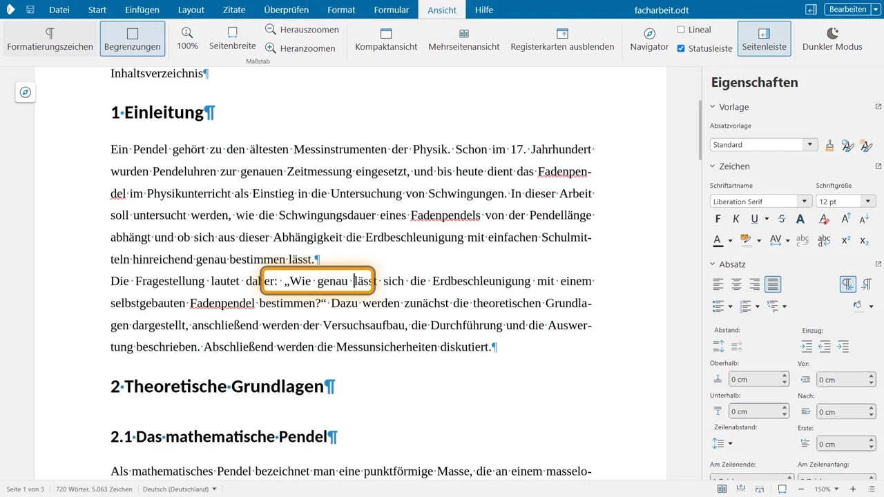 Gerade Schreibmaschinen-Zeichen neu getippt: „Wie genau …?“
